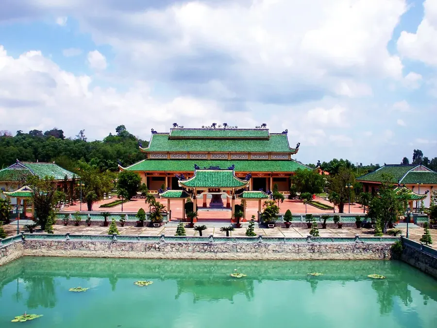 La carte Temple de Tran Bien