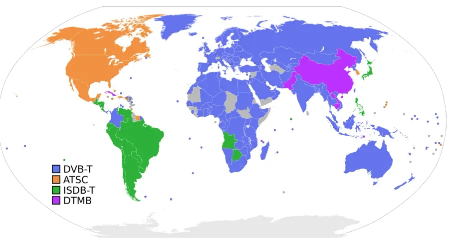 The Digital terrestrial television card