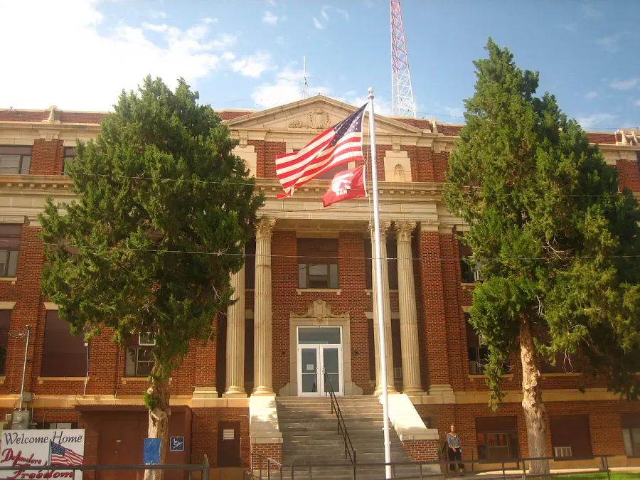 The Hall County, Texas card