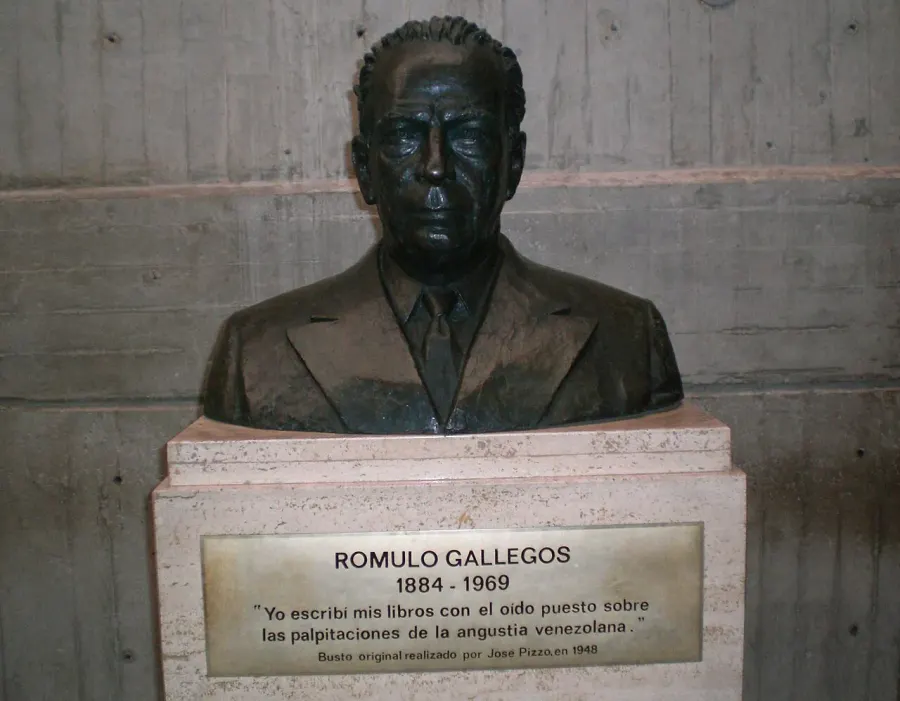 La carte Prix Rómulo-Gallegos