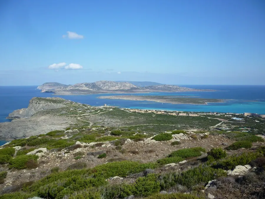 La carte Parc national de l'Asinara