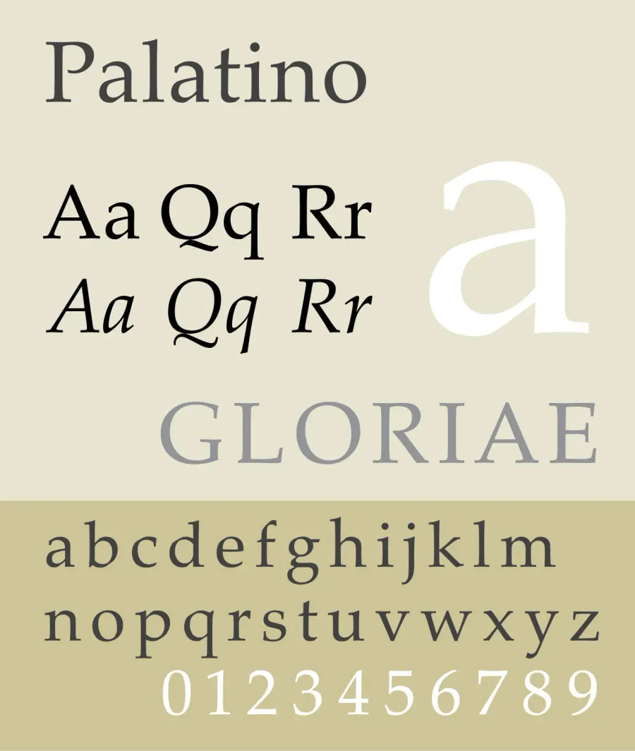 La carte Palatino