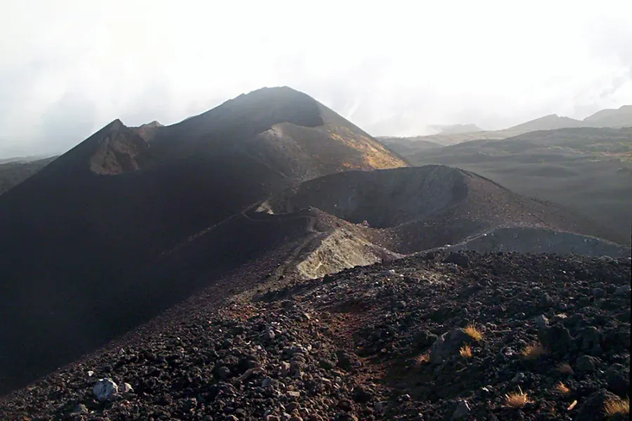 The Volcanic crater card