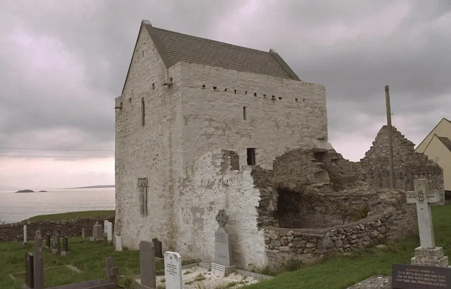 La carte Abbaye de Clare Island