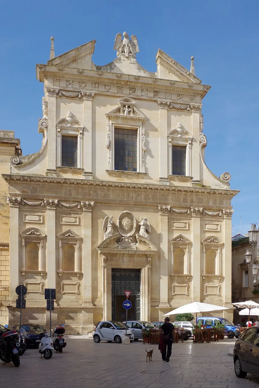 La carte Église du Gesù de Lecce