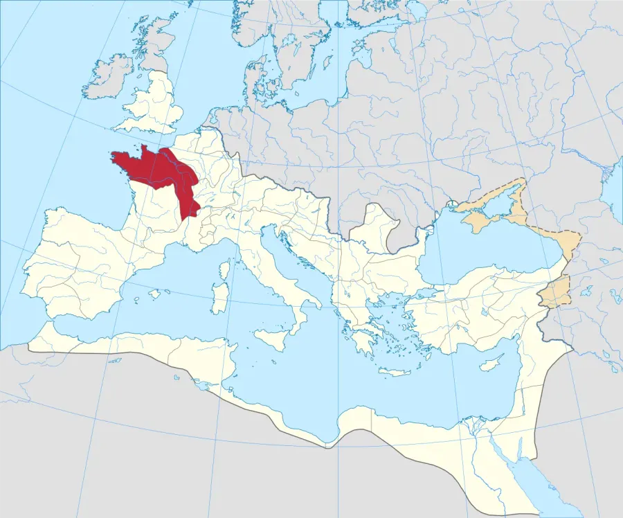 La carte Gaule lyonnaise