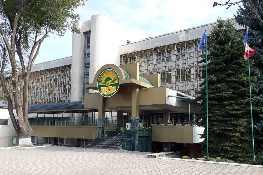 La carte Université d'État de Moldavie