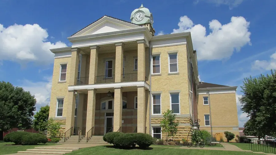 The Adams County, Ohio card