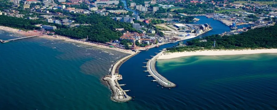 La carte Kołobrzeg
