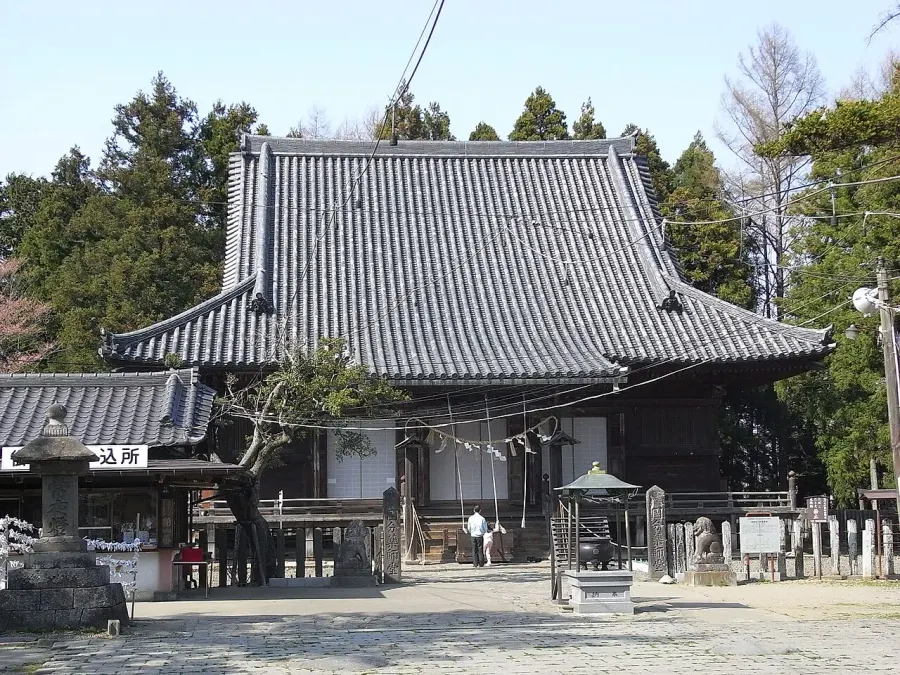 La carte Mutsu Kokubun-ji Yakushidō