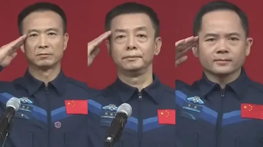 La carte Shenzhou 15