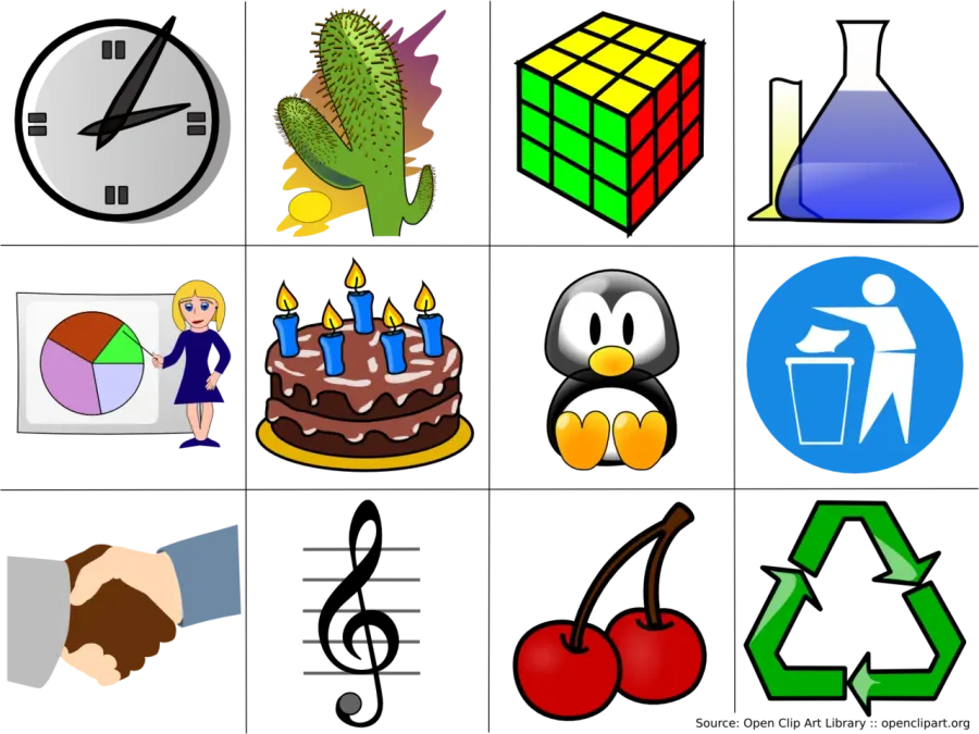 The Clip art card