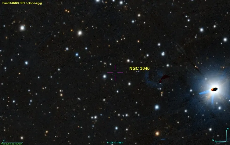 The NGC 3046 card
