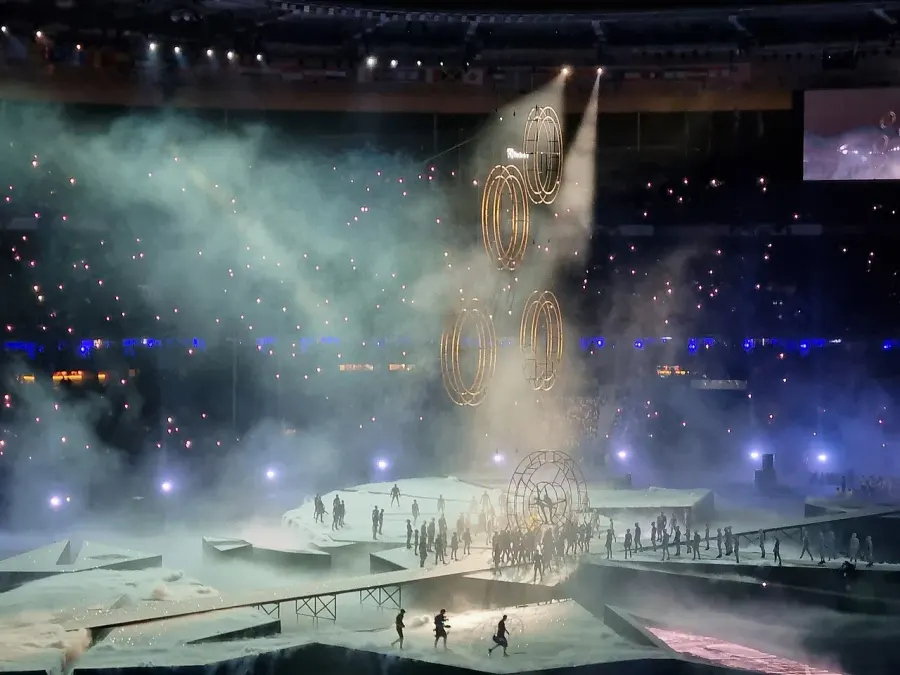 The 2024 Summer Olympics closing ceremony card