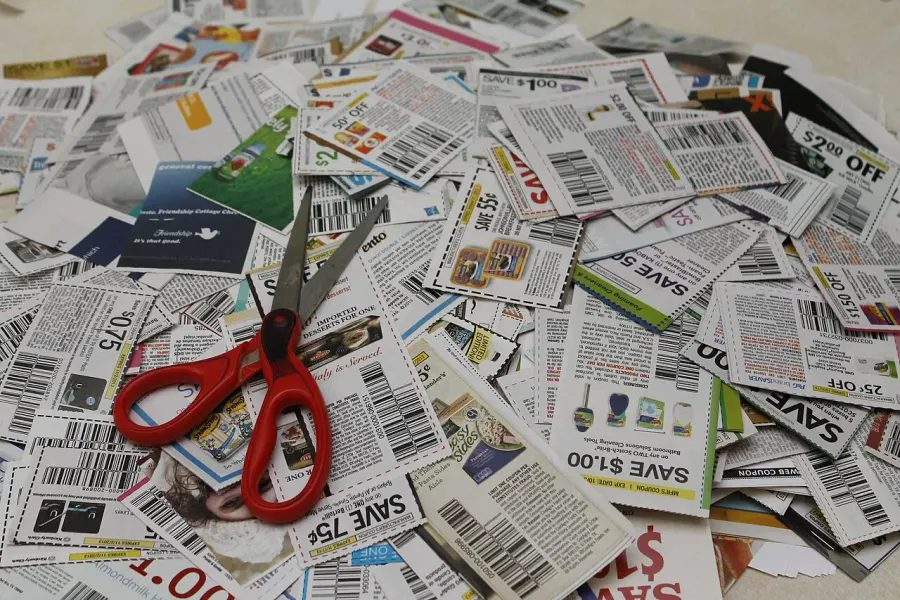 La carte Coupon de réduction