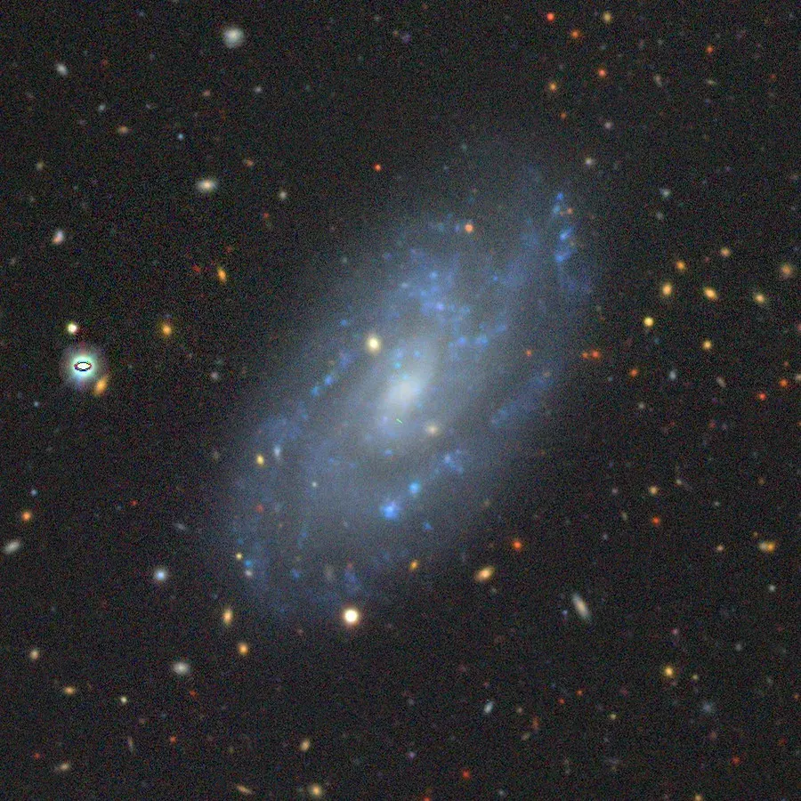 La carte NGC 3443