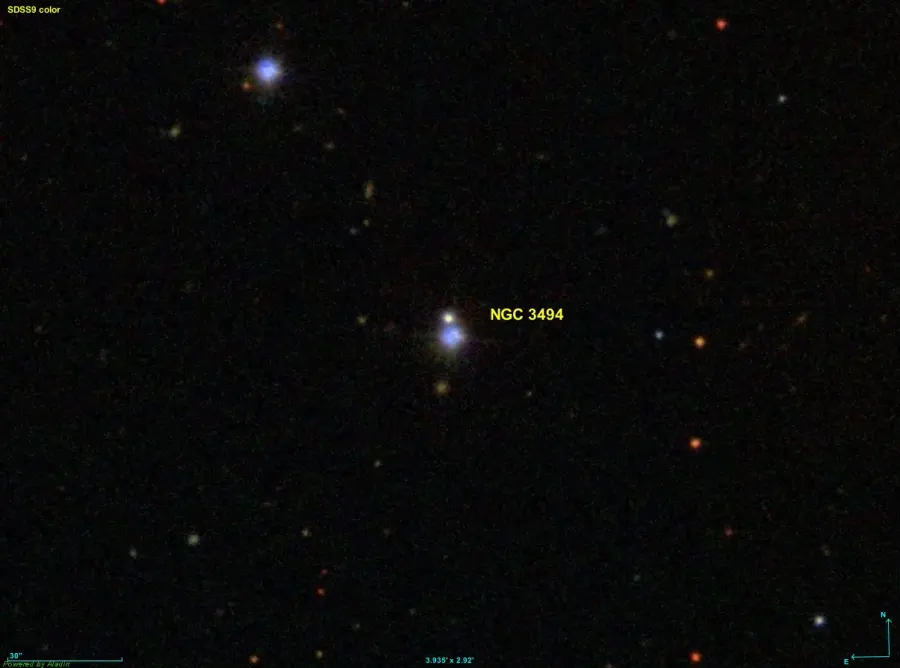 The NGC 3494 card