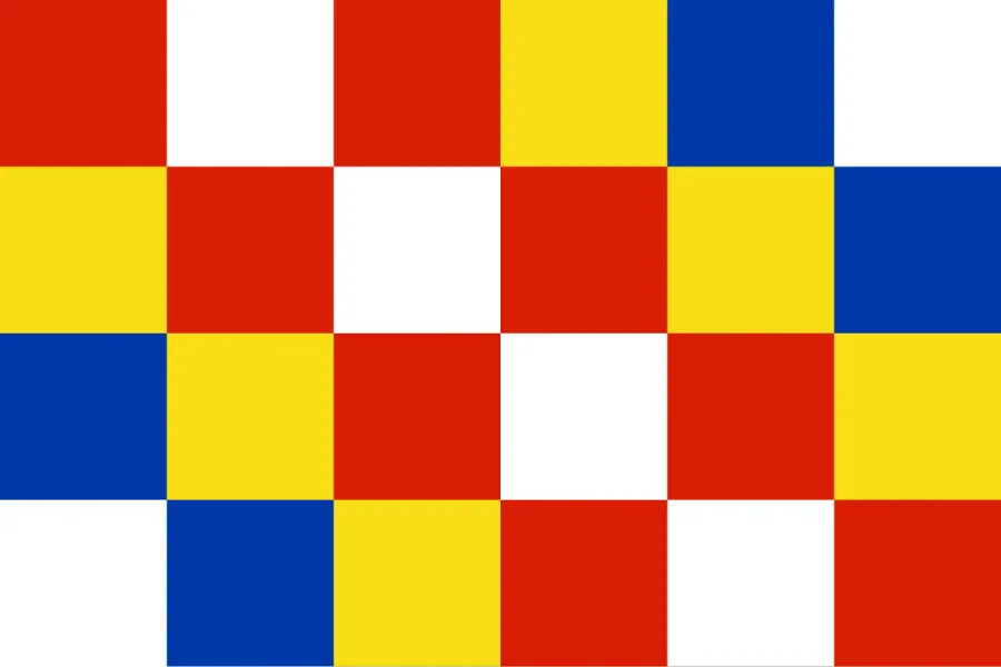 La carte Drapeau de la province d'Anvers