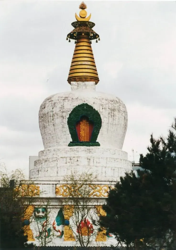 La carte Temple Huguo Falun
