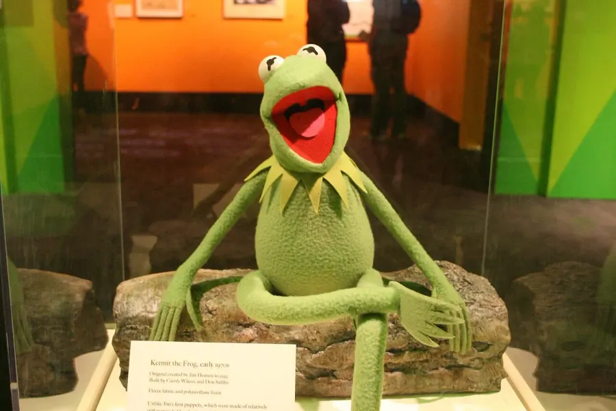The Kermit the Frog card