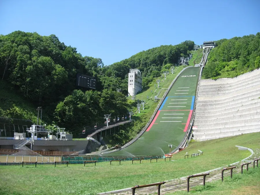 La carte Tremplin de saut à ski