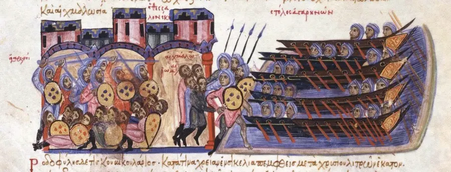 The Sack of Thessalonica card