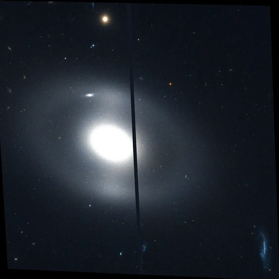 La carte NGC 4340