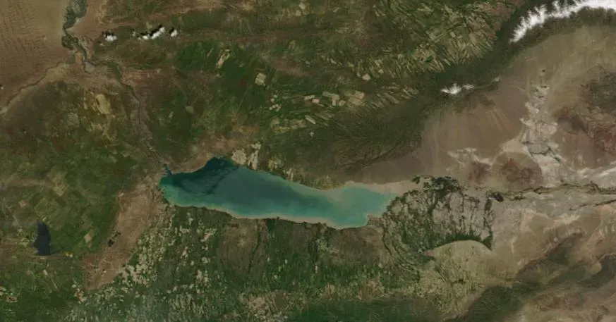 La carte Lac de Kapchagaï