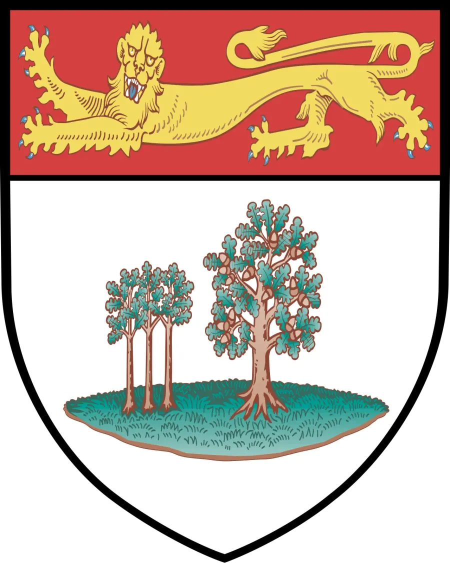 La carte Armoiries de l'Île-du-Prince-Édouard