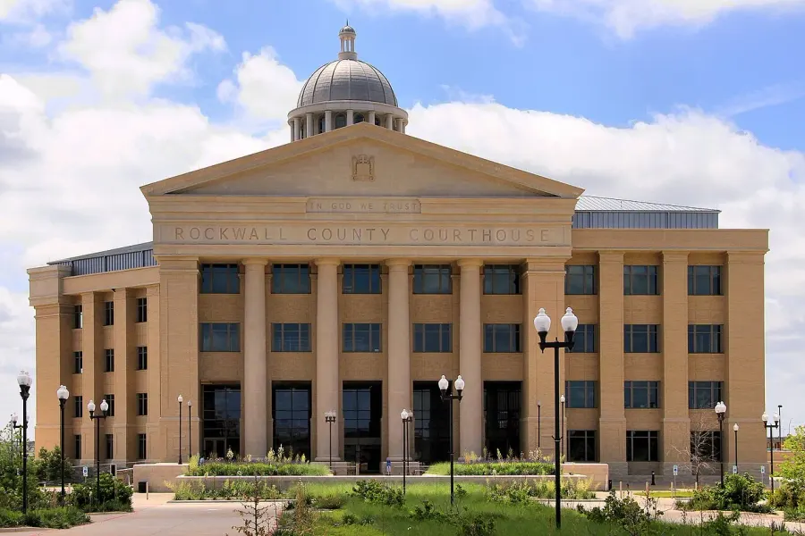 The Rockwall County, Texas card