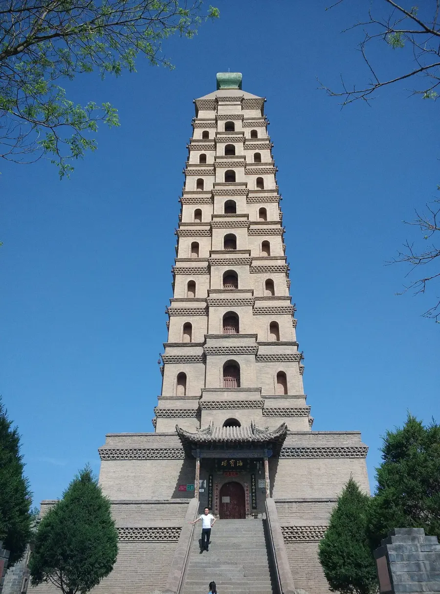 La carte Temple de la pagode Haibao