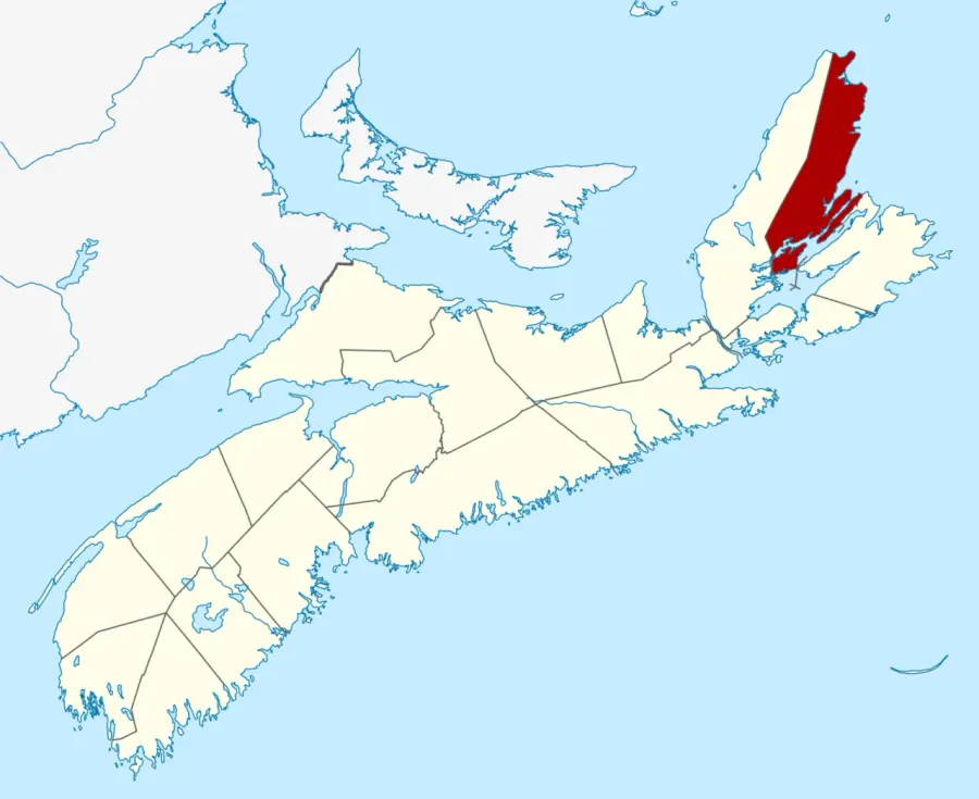 La carte Comté de Victoria