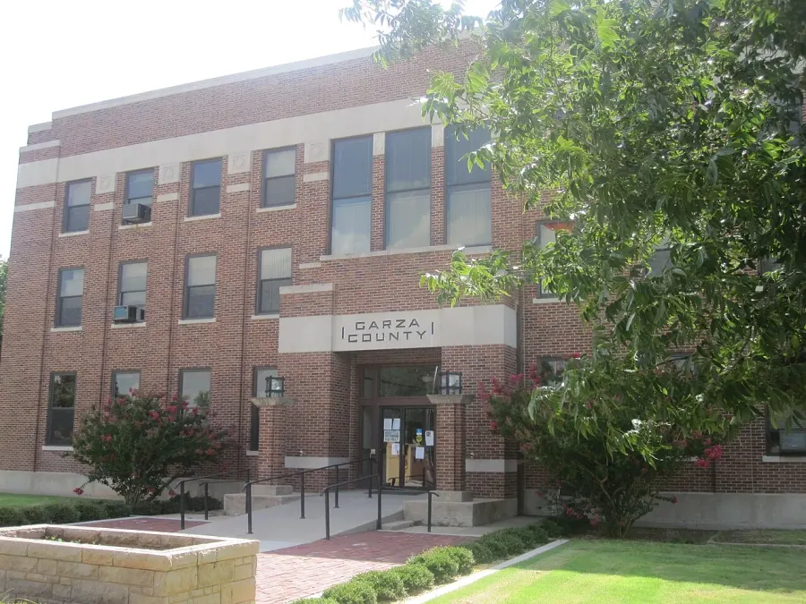 The Garza County, Texas card