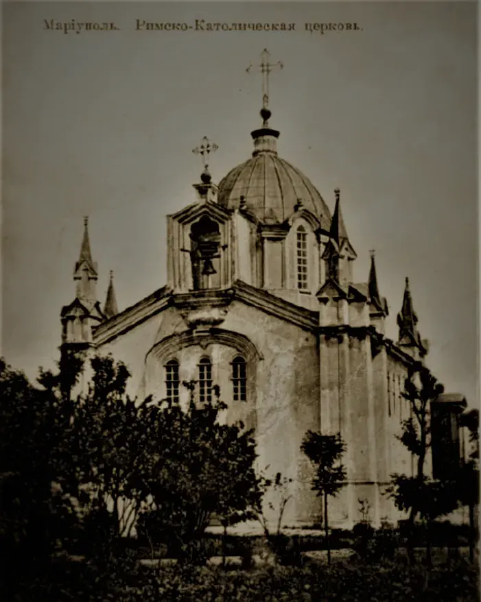 La carte Église catholique de Marioupol