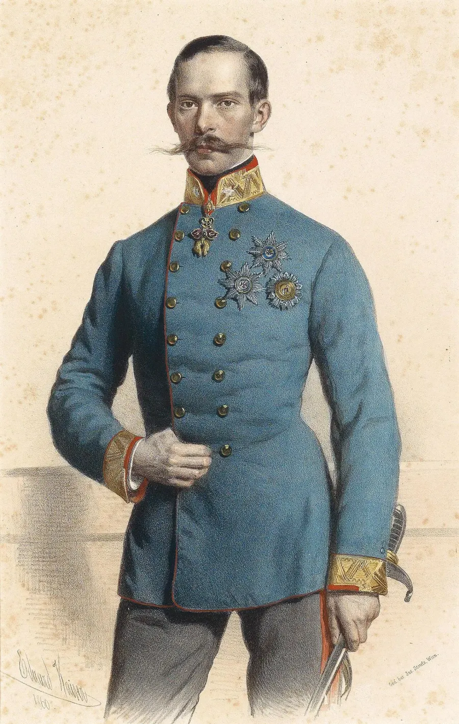 The Archduke Rainer of Austria card