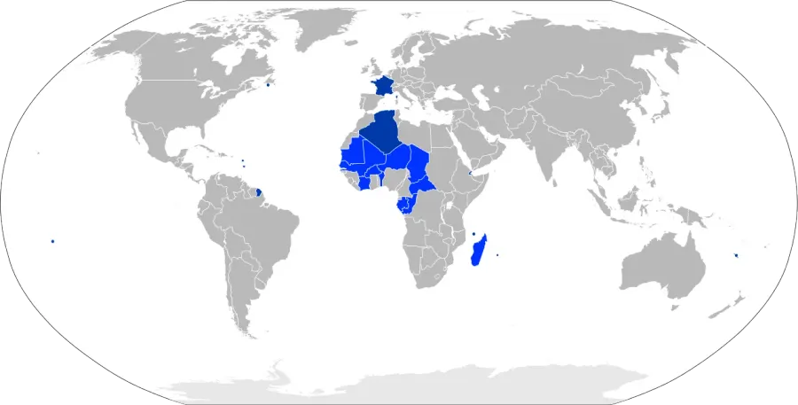 La carte Communauté française