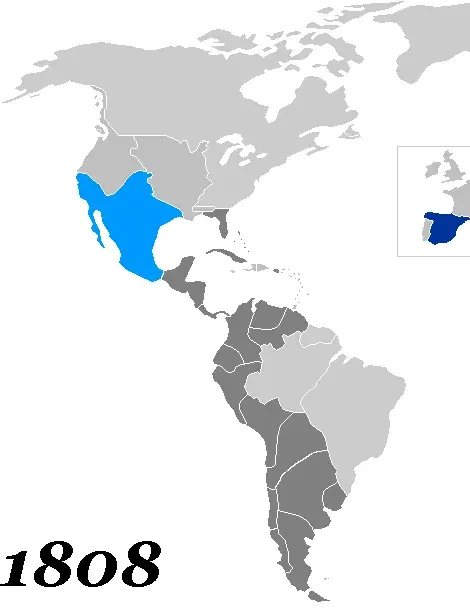 The Spanish American wars of independence card
