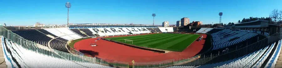 The Partizan Stadium card
