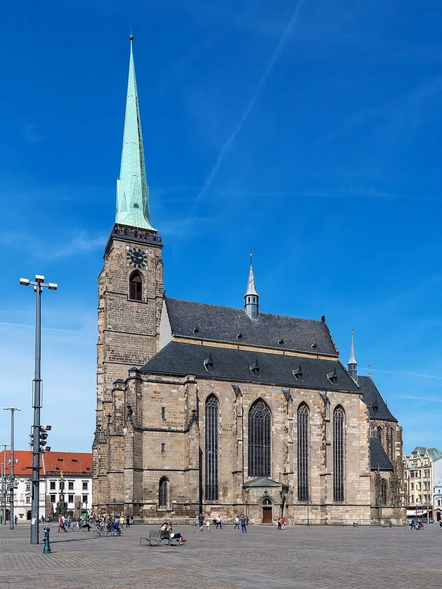The Cathedral of St. Bartholomew, Plzeň card
