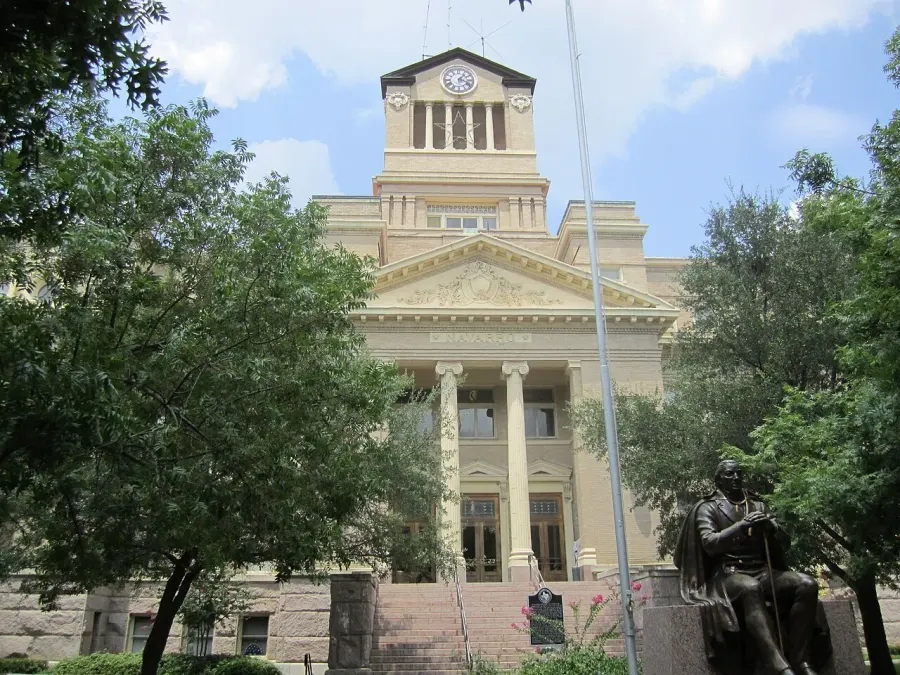 The Navarro County, Texas card