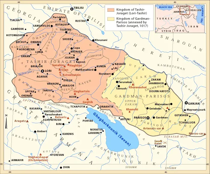 The Kingdom of Tashir-Dzoraget card