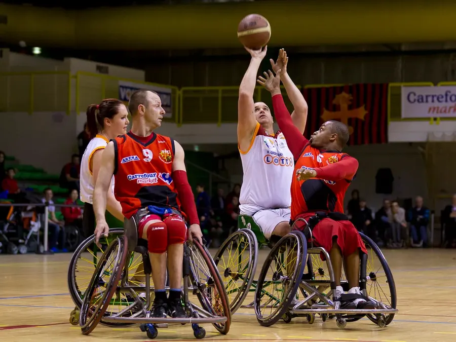 The Wheelchair basketball card