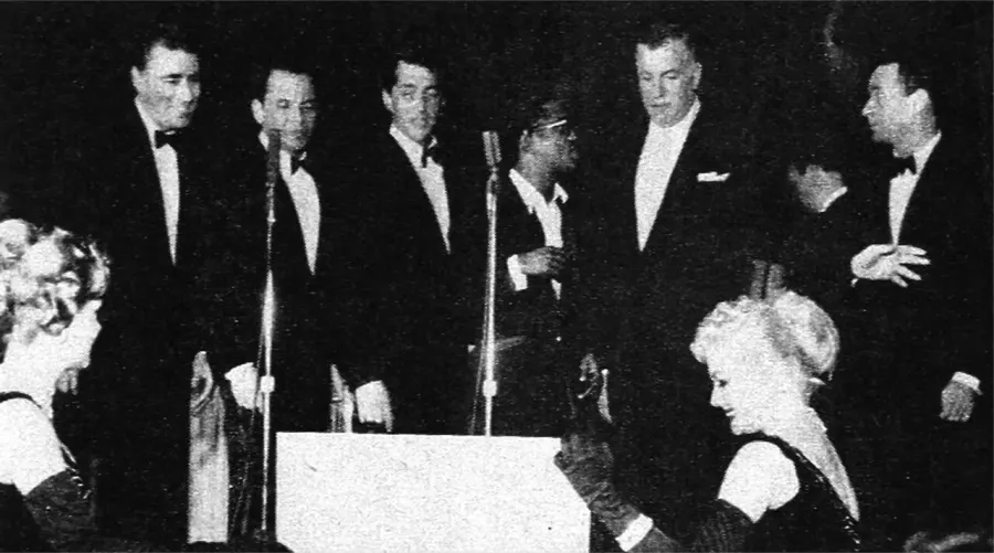La carte The Rat Pack