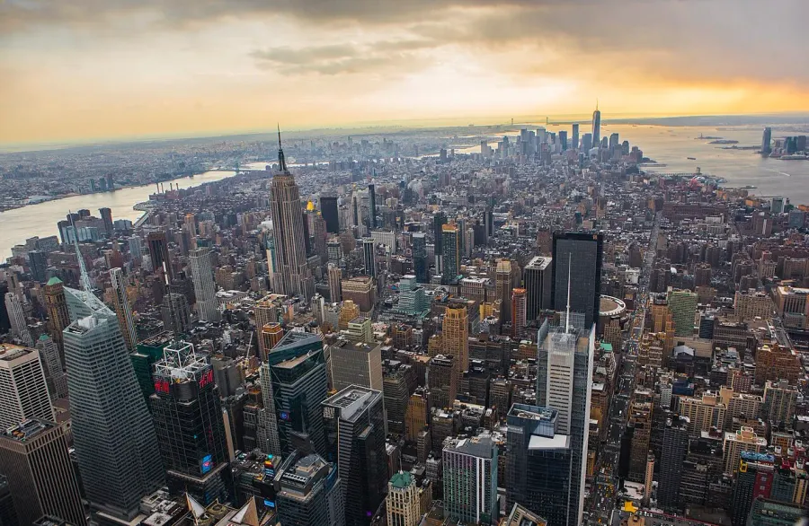 La carte Manhattan