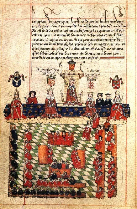 The Parliament of England card