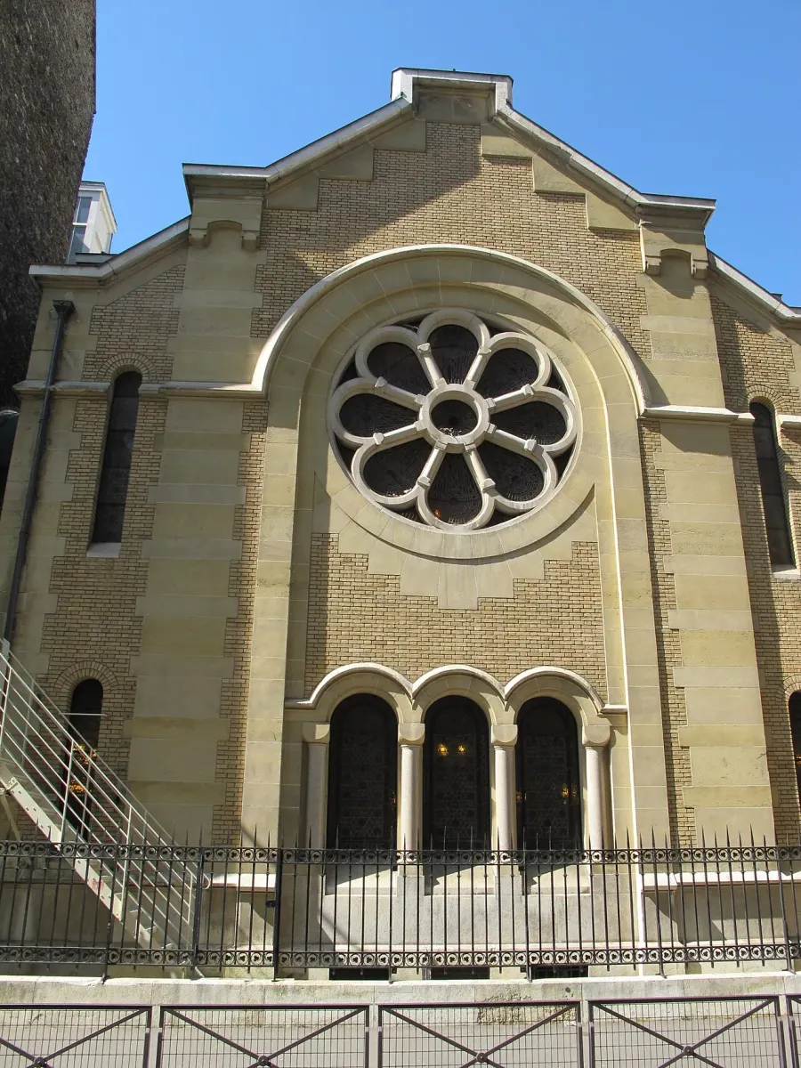 La carte Synagogue Chasseloup-Laubat