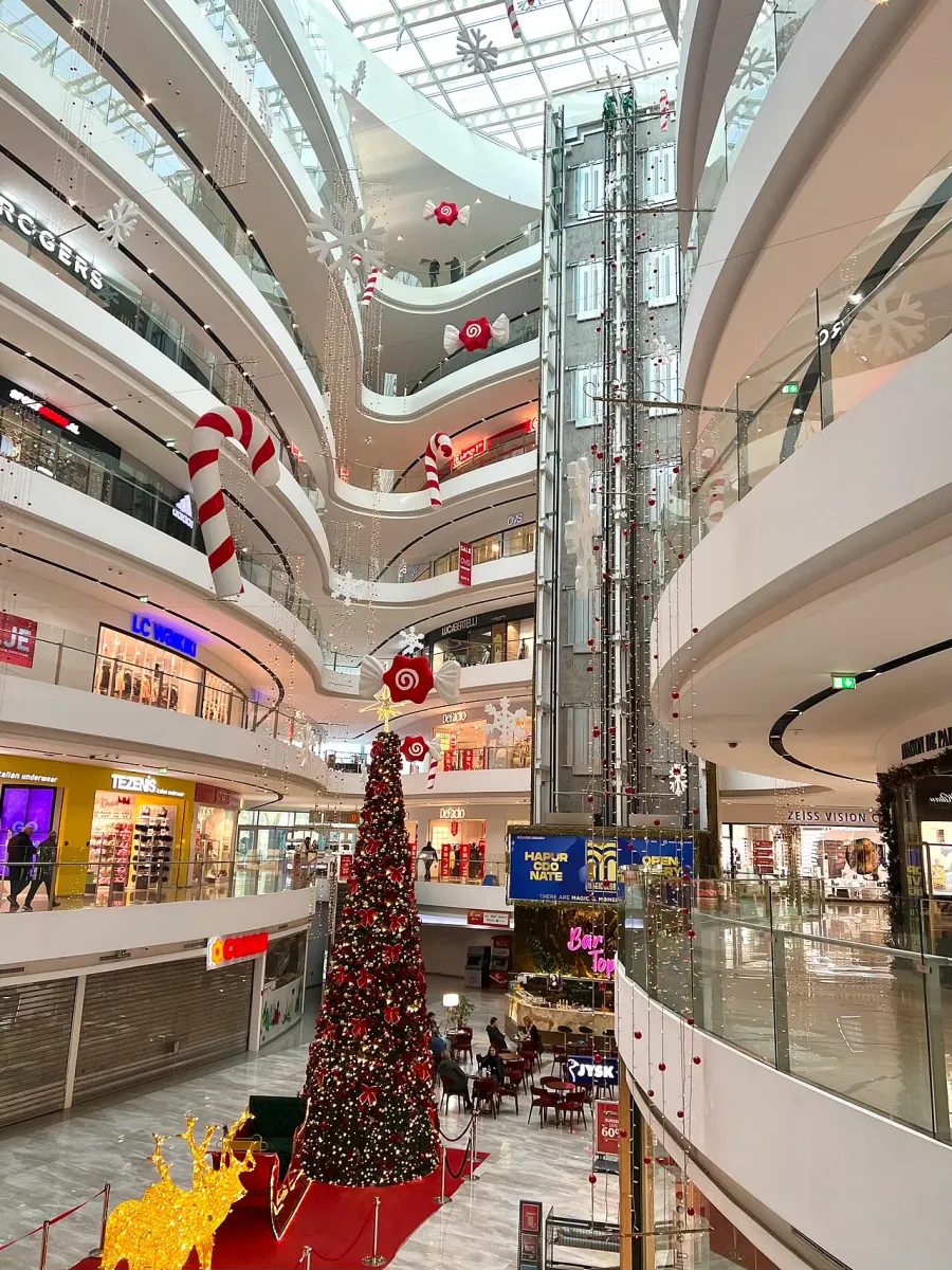 La carte Centre commercial