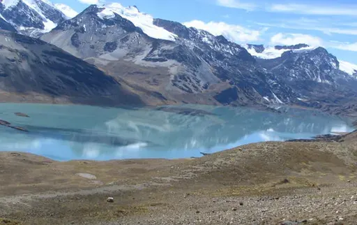 La carte Cordillère d'Apolobamba