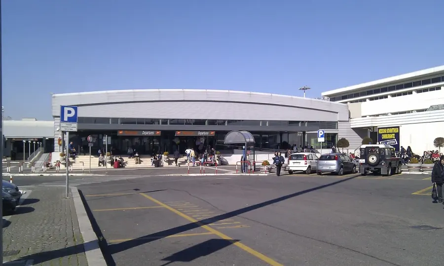 La carte Aéroport international de Rome Ciampino