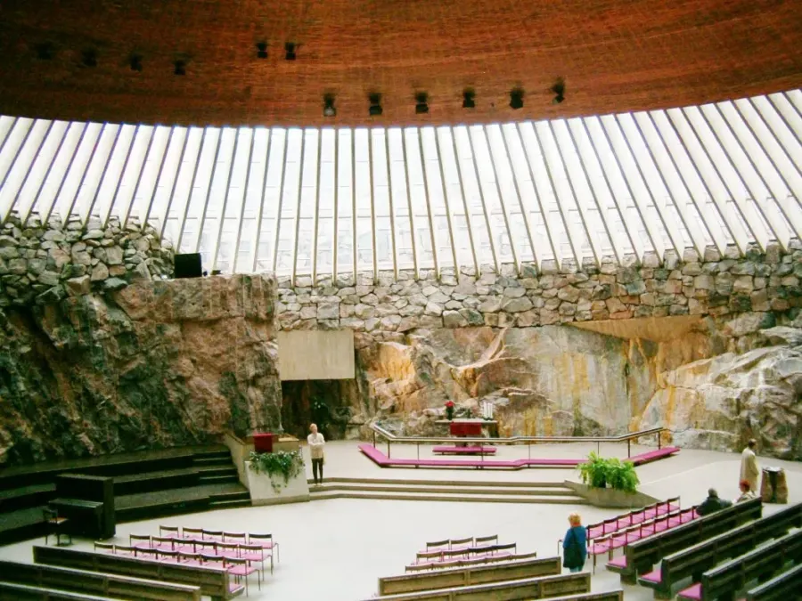 The Temppeliaukio Church card
